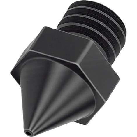 Buse d'imprimante 3D compatible avec les séries Raise3D N Pro2 Pro3 E2, pointe de 0,4 mm, précise et résistante à l'usure, en acier trempé plaqué nickel, pièces de rechange pour l'extrémité chaude (1/5)
