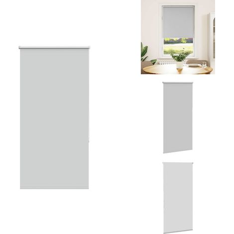 Verdunkelungsrollo Hellgrau 70x130 cm Stoffbreite 65,7 cm - Verdunkelungsrollo - Verdunkelungsrollos - Rollo - Verdunklungsrollo (1/5)