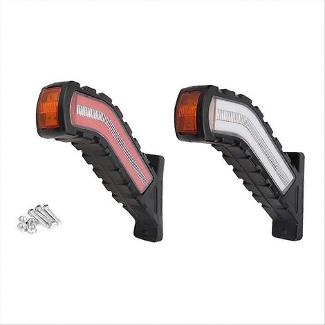Feux de position latéraux de remorque 1224 V avec clignotant à eau courante (1/5)