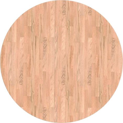 Dessus de table，Plateau de table，Dessus de bureau Marron clair Ø 90 x 4 cm Chêne massif CFW54732 (1/5)