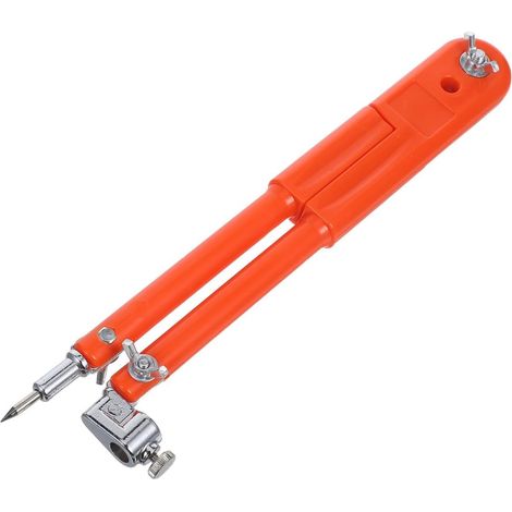 Crayon Compas de Traçage Grand Modèle en Métal et Plastique Rouge  Réglage de Précision, pour Bois et Meubles, Outil de Dessin pour Cercles et Tracés Techniques (1/5)
