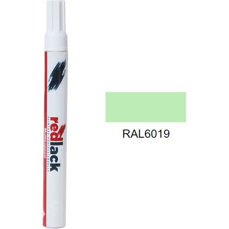 Feutre de retouche 8 ml – RAL 6019 – Vert blanc – Brillant – multisupport – Redlack