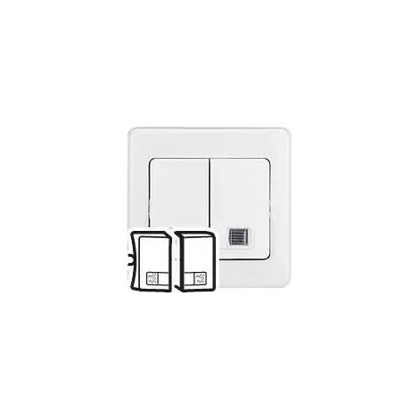 Legrand 086506 Enjoliveur double va-et-vient lumineux Sagane Plexo
