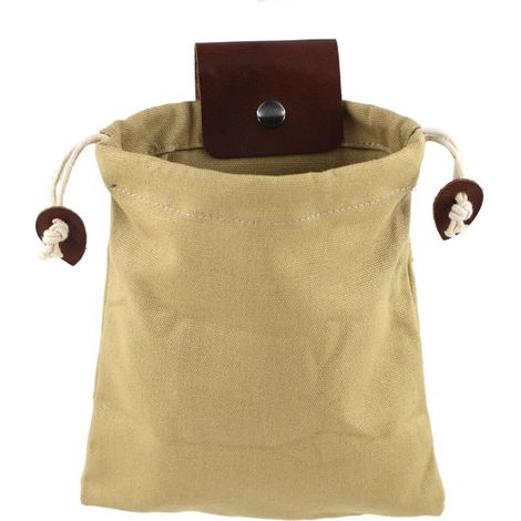 (Vert)Pochette de Cueillette Pliable Sac de Cueillette des Fruits en Tissu Oxford Sac à Outils Robuste avec Couverture en Cuir pour Camping/Pique-Nique/Randonnée en Plein Air (1/5)