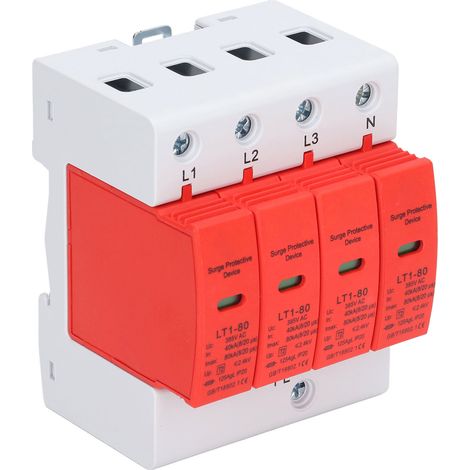 4P-Überspannungsschutzgerät für 385 V AC 40-80 kA elektrische Systeme (1/5)