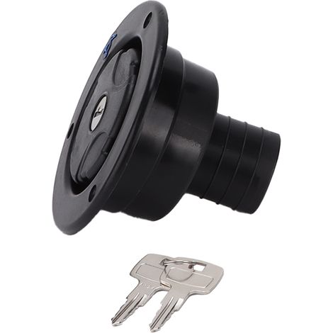Trappe de remplissage d'eau par gravité pour camping-car, caravane, van, avec 2 clés, pièce de rechange (1/5)