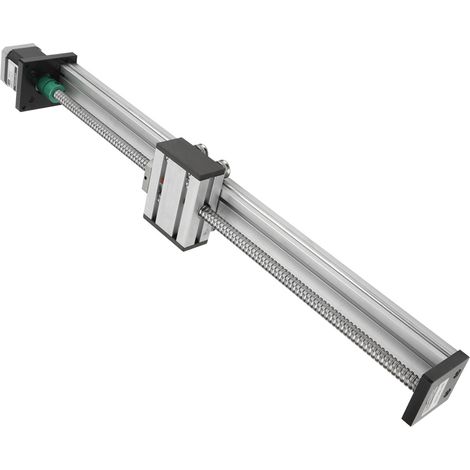 Vis sans fin linéaire 400mm, coulisseau à billes avec moteur pas à pas, actionneur de précision pour table coulissante, course longue 40cm, glissière motorisée. (1/5)