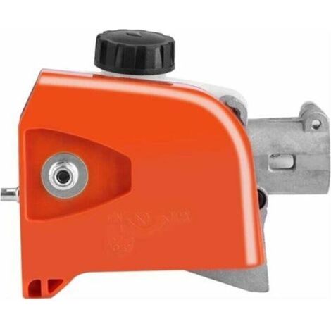 26mm 9 Spline scie à chaîne tronçonneuse à Engrenages boîte à Outils Tête de boîte de Vitesses scie de Poteau Coupeur de Brosse de sécateur Coupeur d'arbre de Taille-haie (Orange)