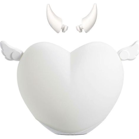 Herzförmige Silikon-Nachtlampe für Kinder (Mädchen und Jungen) mit Berührungssensor-Schalterknopf, LED-Lampe, multifunktional, für Zuhause, Schlafzimmer, Studentenwohnheim.