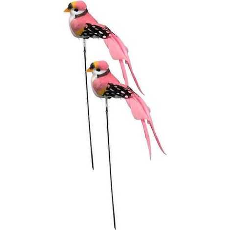 Plume d'oiseau en pot suspendu statue décoration jardin extérieur support tasse ornement pendentif