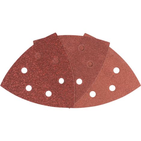 BOSCH 2607017111 SET DE 25 ABRASIFS POUR PONCEUSE DELTA 105 MM GRAINS 60/120/180 (1/3)