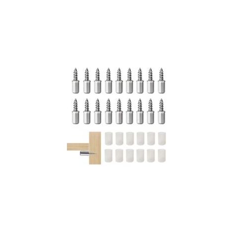 100Pcs Taquet Etagere, Consoles pour étagères, Chevilles de Support Etagere Murale, Support d'Étagère Étagère Broches Cheville Supports de Plaque en Métal pour Meubles Placard Bibliothèqu