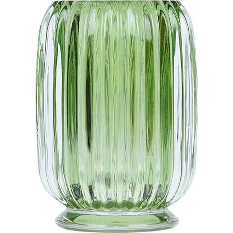Rangement Maquillage, Boîte Rangement Pinceaux Maquillage en Cristal, Pot Pinceau Maquillage, Organisateur Maquillage Rangement Coiffeuse pour Chambre, Salle de Bain (Vert) (1/5)