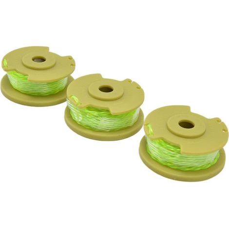 Trimmerfadenspule, 3-teilige Ersatzspule, passend für Ryobi Trimmerteile, 0,08 Zoll, 18 V, 24 V, 40 V (1/5)