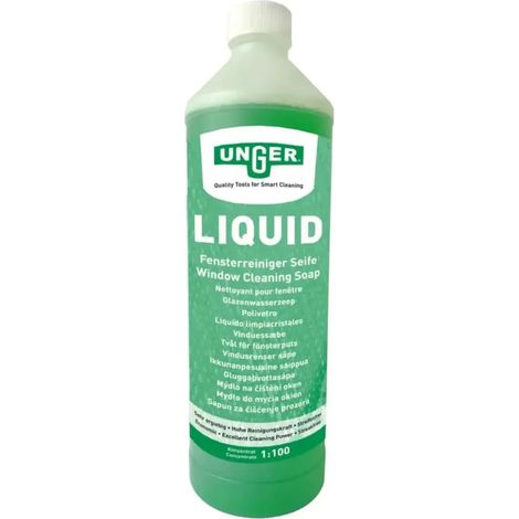 Unger Glasreiniger Ungers Liquid 1 Liter Konzentrat 1:100, pH-neutral Reiniger