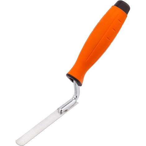 Truelle à Joints de Brique et Pierre 14 mm - Tuck Pointeur avec Pointe Arrondie et Poignée Antidérapante - Truelle de Maçonnerie pour Remplir Les Joints (1/5)