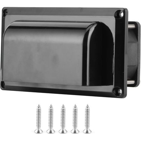 Side air extraction fan for motorhome, caravan, recreational vehicle, black, 12V, for boat, marine yacht (1/5)