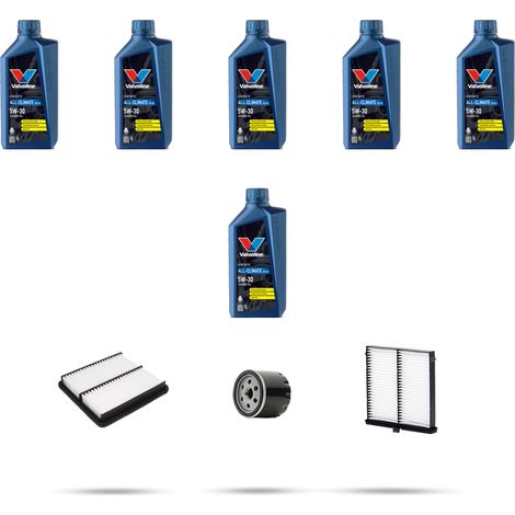Kit tagliando 3 FILTRI e 6L OLIO compatibile con Mazda 3 (BM) 1.5 Skyactiv-G 100 74kw dal 2013 (1/5)