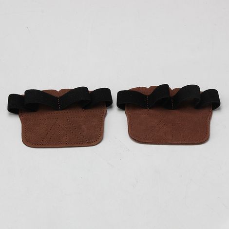 paires de gants de fitness d'haltérophilie en cuir synthétique avec coussinets antidérapants pour améliorer l'adhérence et réduire la fatigue des ma (1/5)