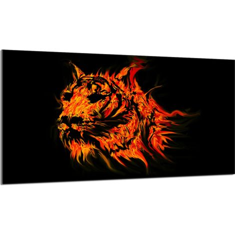 Piastra protettiva in vetro per stufa 90x52 Tiger (1/5)