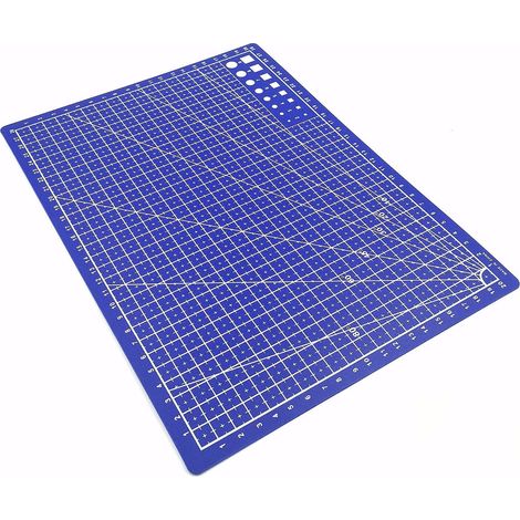 Tapis De Coupe Auto-Réparateur - PVC - Double Face Quadrillé - Format A5 - Pour Tissu, Couture, Patchwork Et Loisirs Créatifs - 1 Pièce (1/3)