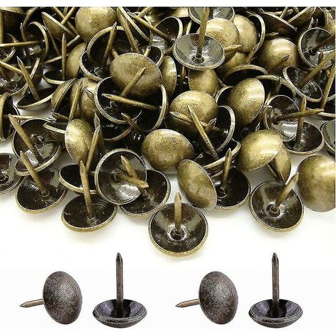 CREA 500 Stück Polsternägel, robuste dekorative Polsternägel 17x11 mm (1/5)