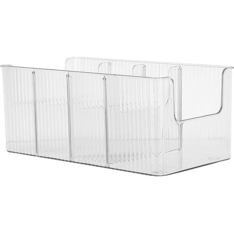 Boîtes de Rangement pour CD/DVD en Plastique Transparent, Lot de 2, Capacité 40 Boîtiers, Avec Diviseur, Pour Bureau et Voyage (1/5)