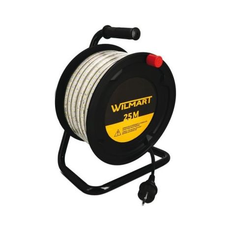 Ruban led chantier Wilmart 25m : Éclairage double face 40 000 lm - 25 m