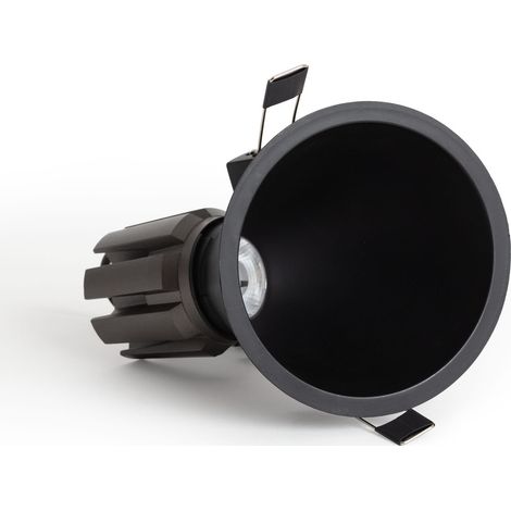 Foco Downlight LED 9W / 12W Cónico inclinación 20º Areni Corte Ø 100 mm 4000K Negro Blanco Neutro 9 W (1/5)