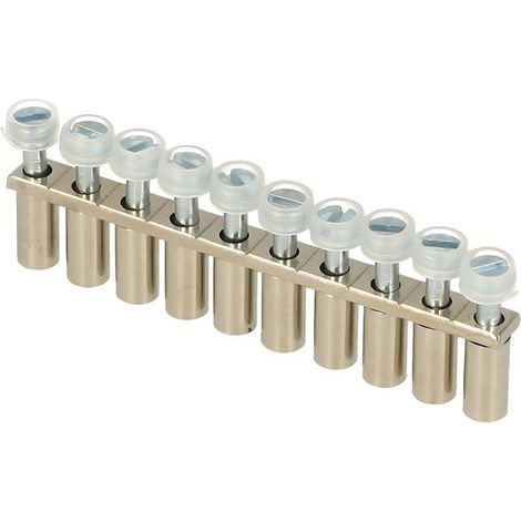 Barette de jonction sécable 10 voies pour borne à vis 2.5 mm2 - IMO (1/4)