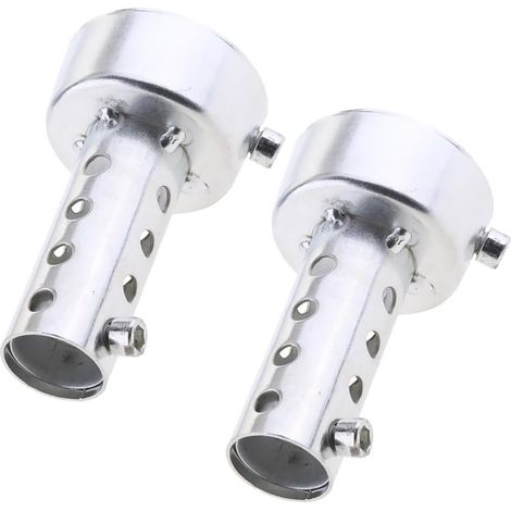 2 Pcs DB killer Accessoires Moto Tuyau Silencieux d'Échappement Universel - 48mm (1/5)