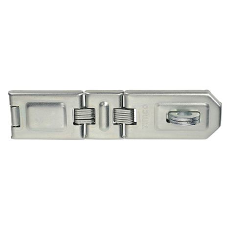 TIMCO Hasp and Staple Double Hinged Silver - 200mm
