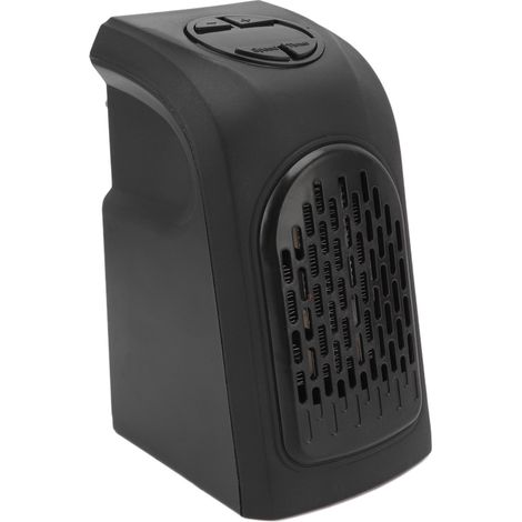 Chauffage d'appoint 400 W, prise murale, petit chauffage portable avec télécommande, prise UE 220 V (1/5)