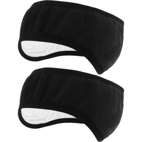Pack of 2 Noise Reduction Sleep Earmuffs with Adjustable Non-Slip Headband and Eye Mask Unisex Sound Insulation Ear Warmers for Quiet Sleep and Heat Retention for Office (1/5)