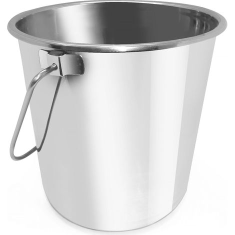 Cubo Gastronorm con asa de acero inoxidable de 10,1 l, línea económica - Hendi 516768