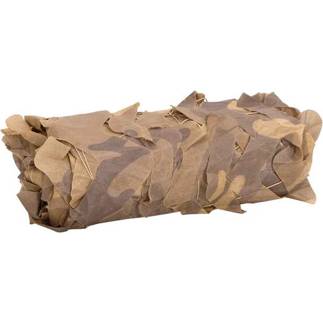 Filet de camouflage avec sac de rangement 753x199 cm sable
