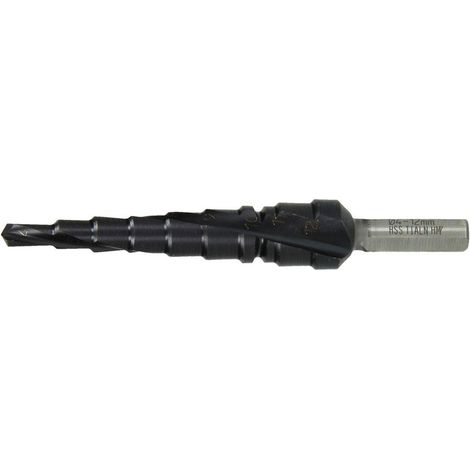 Foret pour tôle goujure hélicoïdale HSS TiAlN Ø 4 12mm HIKOKI 780101