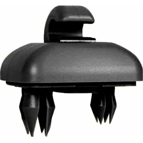 Lot de 1 clip de pare-soleil automatique Clip de pare-soleil, crochet de support de crochet de pare-soleil automatique pour Audi A1 A3 A4 A5 Q3 Q5 (8E0 857 562) A7 B6 B7 B8 S4 S5 (1/5)