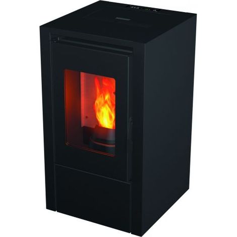 STUFA A PELLET LITTLE 6 - KW 6,2 Col. Nero