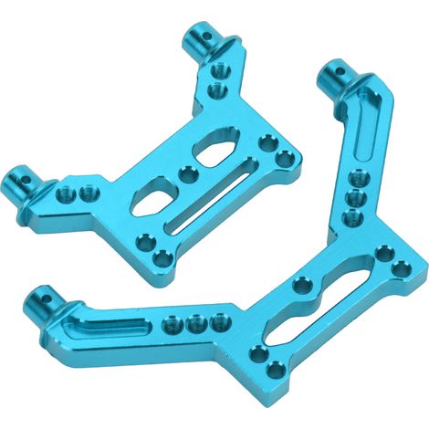 Lot de 2 amortisseurs en alliage d'aluminium résistant pour voitures RC SG1603/SG1604/UD1601/UD16024 (échelle 1/16), bleus (1/5)