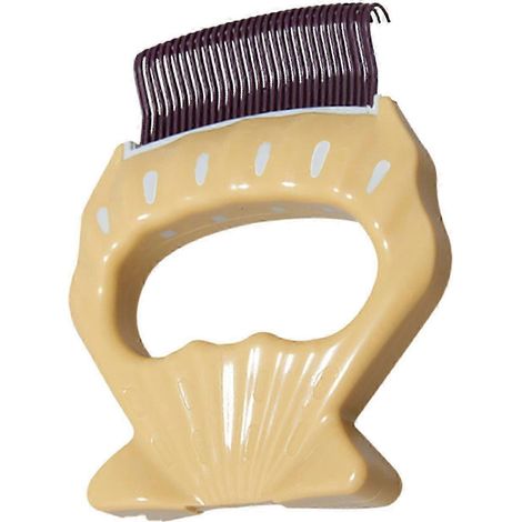 Peigne pour animaux, peigne de massage du cuir chevelu, brosse démêlante pour chats et chiens, outil de toilettage durable et doux-AquaForge (1/4)