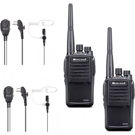 Midland ricetramettitore IP67 waterproof caccia softair G15-PRO + Auricolare MA31-L - C1127