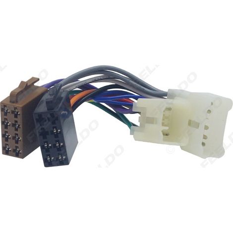 Compatible avec les câbles d'alimentation pour haut-parleurs Toyota/Lexus/Daihatsu, les connecteurs de câble de connexion ISO sans perte et les câbles de modification pour autoradio CD.