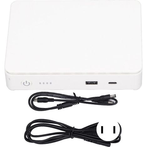 Mini-USV-Akku mit 10400 mAh, unterbrechungsfreie Stromversorgung, Ausgang 5 V, 9 V, 12 V, PoE 15 V, 24 V für Kameras
