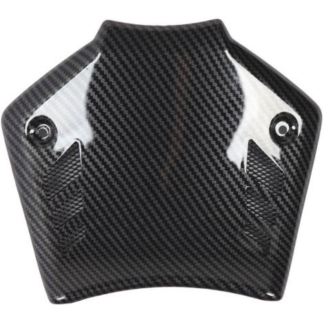 BUNTHAUS Couvercle de tunnel d'accélérateur de moto couvercle de protection de grille d'entrée d'air de selle noire pour TMAX 560 2022 à 2023 impression par transfert hydrographique (1/5)