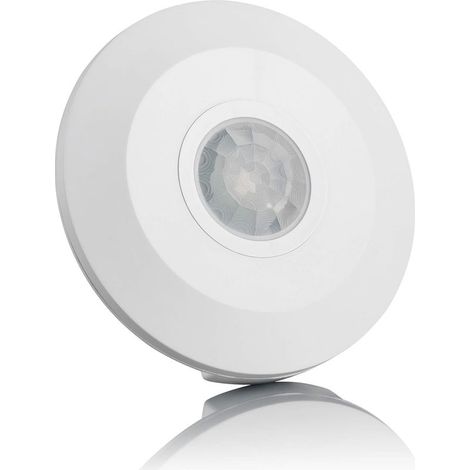 Bewegungsmelder für den Innenbereich, Aufputzmontage, programmierbar, Infrarotsensor, 6 m/360°-Reichweite, geeignet für LEDs (1/4)