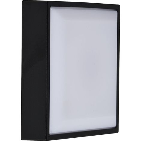 Applique murale OLIVER Square Matière plastique Noir, H.17.5 - IP54 - LED Module /Nordlux Extérieur (1/5)