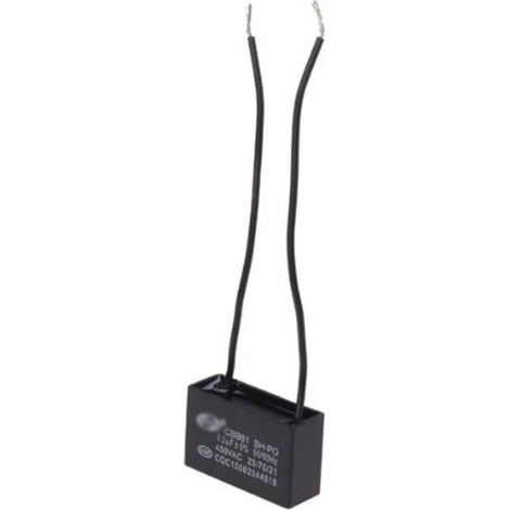 Condensateur de démarrage moteur CBB61 avec pellicule en polypropylène 450 V CA 1,2 µF 50/60 Hz (1/4)