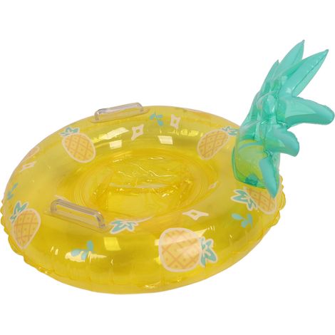 Bouée bébé gonflable en PVC épais avec fond en mousse et poignée (1/5)