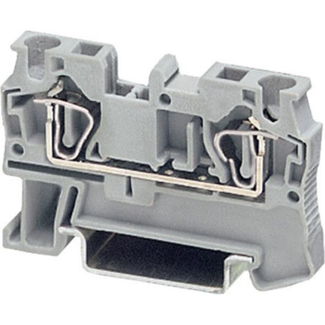 Phoenix Contact 3031364 Durchgangsklemme 6.2 mm Zugfeder  Grau 1 St.